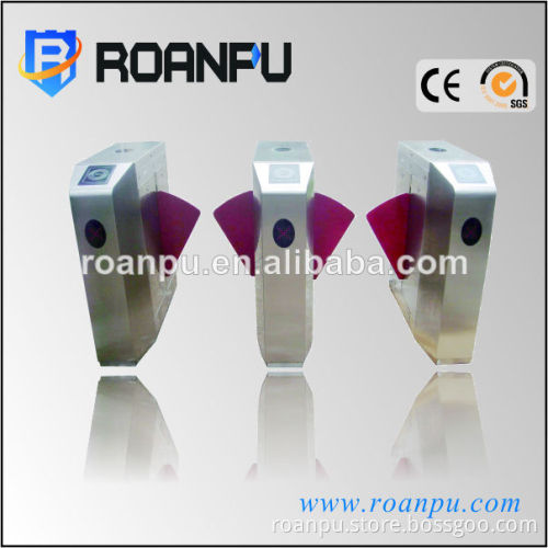 Automatic Optical Pedestrian Access Control Flap Turnstile Gate